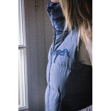 Doudoune sans manches Pénélope Sonia Bleu marine