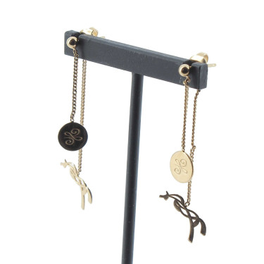Boucles d'oreilles Pénélope Yuna Dorée