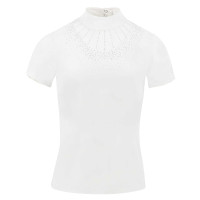Polo Equithème London manches courtes Blanc Polo Equithème London manches courtes Blanc