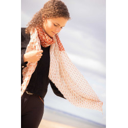 Etole Alix Pénélope Ecru / rouille Blanc Etole Alix Pénélope Ecru / rouille Blanc