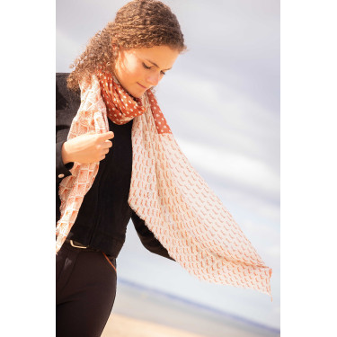 Etole Alix Pénélope Ecru / rouille Blanc Etole Alix Pénélope Ecru / rouille Blanc