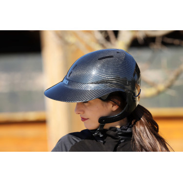 Visière pour casque NACA XL Carbone noir brillant Visière pour casque NACA XL Carbone noir brillant