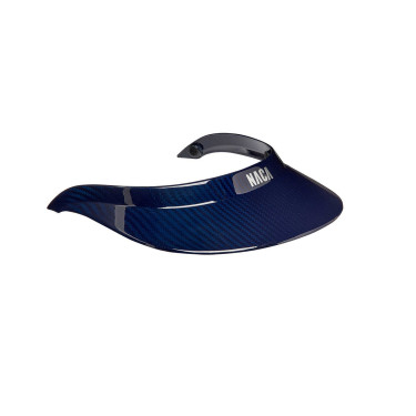 Visière pour casque NACA XL Carbone bleu brillant Visière pour casque NACA XL Carbone bleu brillant
