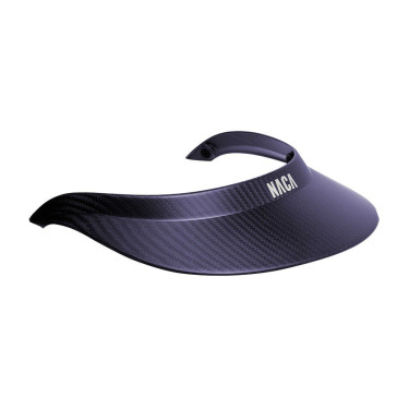 Visière pour casque NACA XL Carbone bleu brillant Visière pour casque NACA XL Carbone bleu brillant