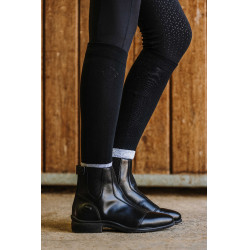 Chaussettes Equithème Compet Je t'aime Noir / gris