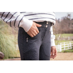 Pantalon d'équitation Romy Pénélope enfant Gris chiné Pantalon d'équitation Romy Pénélope enfant Gris chiné