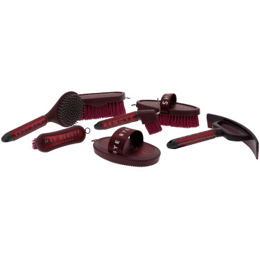 Brosse de tête Equithème Je t'aime Bordeaux
