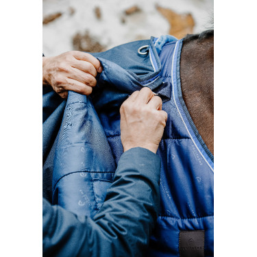 Sous-couverture Equithème Classic Bleu marine