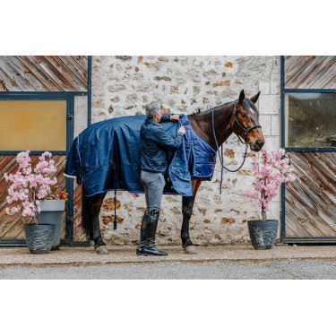 Sous-couverture Equithème Classic Bleu marine