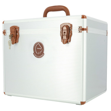 Coffre de pansage Equithème Je t'aime Argent