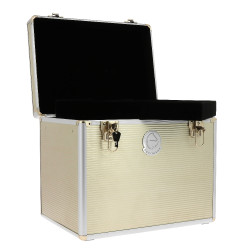 Coffre de pansage Equithème Je t'aime Amande Marron