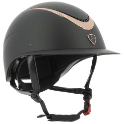 Casque Equithème Wings Rose gold / noir