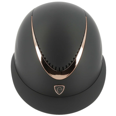 Casque Equithème Wings Rose gold / noir