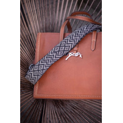 Sac à main Pénélope Romane Cognac Marron