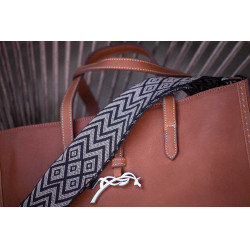 Sac à main Pénélope Romane Cognac Marron