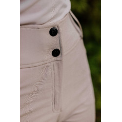 Pantalon Equithème Queen femme Taupe Marron Pantalon Equithème Queen femme Taupe Marron