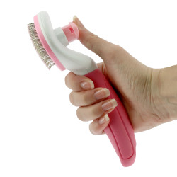Brosse de toilettage Hippotonic Autonet Rose