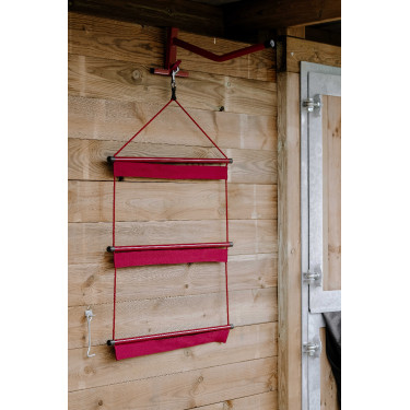 Présentoir échelle pour couverture Hippotonic Bordeaux