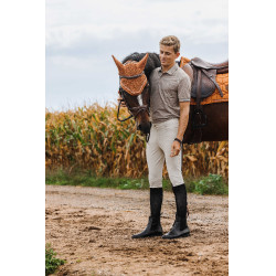 Polo Equithème Eric Taupe Marron