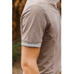 Polo Equithème Eric Taupe Marron