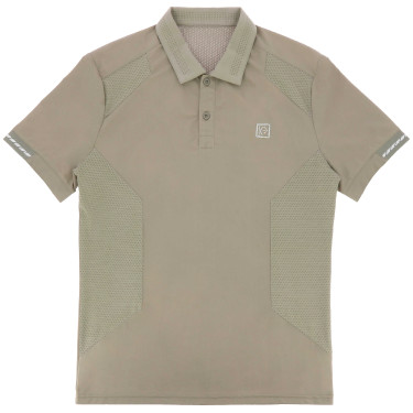 Polo Equithème Eric Taupe Marron