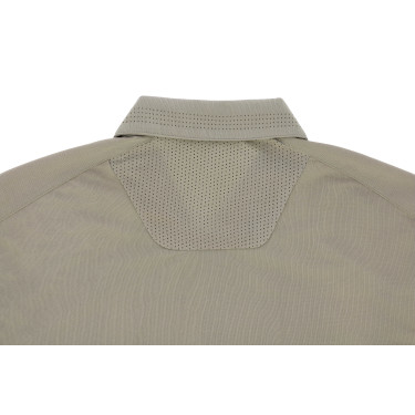 Polo Equithème Eric Taupe Marron