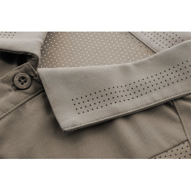 Polo Equithème Eric Taupe Marron