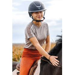 T-shirt Equithème Marion Taupe Marron