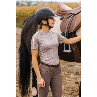 T-shirt Equithème Marion Taupe Marron T-shirt Equithème Marion Taupe Marron
