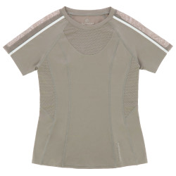 T-shirt Equithème Marion Taupe Marron