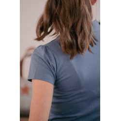 Polo Iliana Pénélope Bleu / gris Polo Iliana Pénélope Bleu / gris