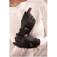 Gants Pisma Strass Pénélope Noir