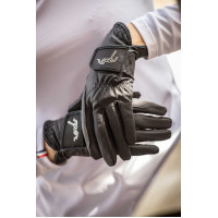 Gants Pisma Strass Pénélope Bleu marine