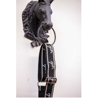 Bandoulière Pénélope Logo Noir / écru