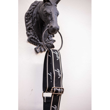 Bandoulière Pénélope Logo Noir / écru Bandoulière Pénélope Logo Noir / écru