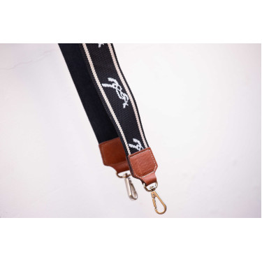 Bandoulière Pénélope Logo Noir / écru Bandoulière Pénélope Logo Noir / écru