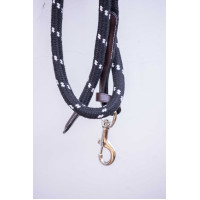 Longe Pénélope Corde et cuir Havane Marron Longe Pénélope Corde et cuir Havane Marron