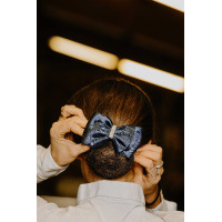 Barrette résille pour cheveux Equithème Strass Bleu marine Barrette résille pour cheveux Equithème Strass Bleu marine