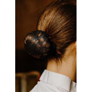 Résille pour cheveux Equithème Dentelle Noir