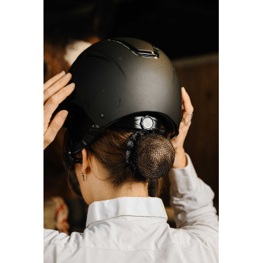 Résille pour cheveux Equithème Shiny Noir