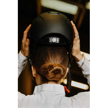 Barrette résille pour cheveux Equithème Filet Marron Barrette résille pour cheveux Equithème Filet Marron