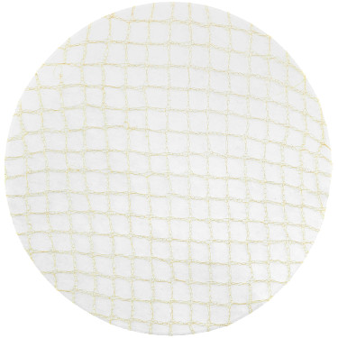 Barrette résille pour cheveux Equithème Filet Blond Jaune