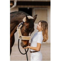 Polo mesh Equithème Betty Blanc