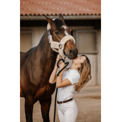 Polo mesh Equithème Betty Blanc