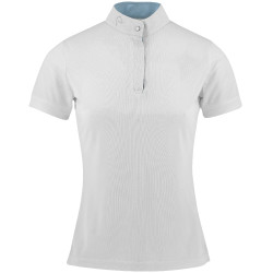 Polo mesh Equithème Betty Blanc