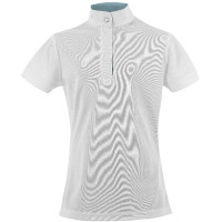 Polo mesh Equithème Betty Blanc