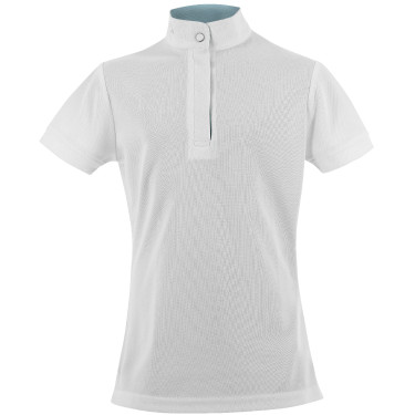 Polo mesh Equithème Betty Blanc