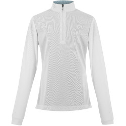 Polo mesh Equithème Buffy Blanc