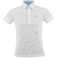Polo mesh Equithème Edy Blanc