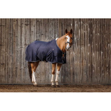 Chemise Equithème Micro mesh Bleu marine